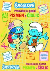 Šmoulové - Procvičuj si psaní písmen a číslic + stíratelný popisovač s plstěným hrotem - neuveden - Knihy pro předškoláky Šmoulové - Procvičuj si psaní písmen a číslic + stíratelný popisovač s plstěným hrotem
