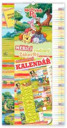 W. Disney Medvídek Pú - měřící kalendář - Walt Disney - Nástěnné kalendáře W. Disney Medvídek Pú - měřící kalendář, 33 x 64 cm