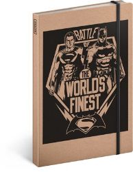 Notes - Batman v Superman/Battle, linkovaný, 13 x 21 cm - Bloky, zápisníky Notes Batman vs. Superman – Battle, linkovaný, 13 × 21 cm