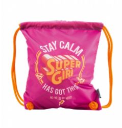 Sáček na obuv Supergirl – STAY CALM 
