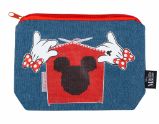 Džínová etue - Minnie - Etue a penály s jednou kapsou Džínová etue Minnie