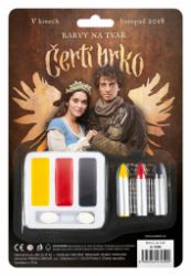 Čertí brko – Barvy na obličej
