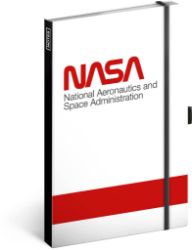 Notes NASA Worm, linkovaný, 13 × 21 cm - Bloky, zápisníky Notes NASA Worm, linkovaný, 13 × 21 cm