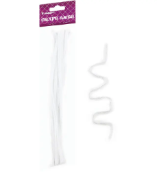 Drát plyšový KW 30cm bílý 15ks 170-2544 Drát plyšový KW 30cm bílý 15ks 170-2544