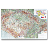 Podložka na stůl - Mapa České republiky 60 x 40 cm - Školní potřeby Podložka na stůl mapa České republiky 60 x 40 cm