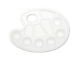 Malířská paleta plast 6 barev