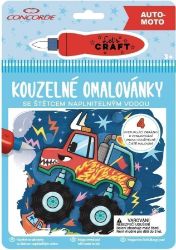 Concorde Kouzelné omalovánky - Auto-moto - Omalovánky auta Concorde Kouzelné omalovánky - Auto-moto