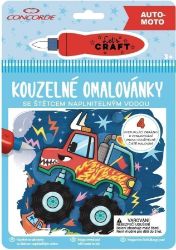 Concorde Kouzelné omalovánky - Auto-moto - Omalovánky auta Concorde Kouzelné omalovánky - Auto-moto