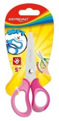 Keyroad Dětské nůžky Soft 12,5 cm - růžové - Nůžky Keyroad Dětské nůžky Soft 12,5 cm - růžové