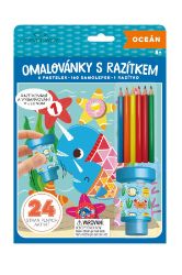 Omalovánky s razítkem CONCORDE - Oceán - Dětská razítka Omalovánky s razítkem CONCORDE - Oceán