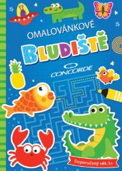 Omalovánkové bludiště - Kreativní sady a materiály Omalovánkové bludiště