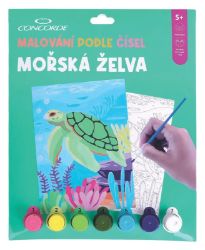 Malování podle čísel Mořská želva - Kreativní sady a materiály Malování podle čísel Mořská želva