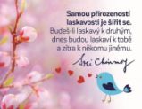 Magnet na lednici - Samou přirozeností laskavosti je šířit se. Budeš-li laskavý k druhým, Magnet na lednici - Samou přirozeností laskavosti je šířit se. Budeš-li laskavý k druhým,