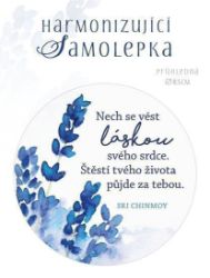 Harmonizující samolepka průhledná "Nech se vést láskou svého srdce. Štěstí tvého života pů