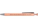 Dřevěná propiska "Chvíle, kdy být šťastný, je teď" Dřevěná propiska "Chvíle, kdy být šťastný, je teď"