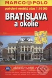 Bratislava a okolie atlas 1:10T MSLO - Mapy a průvodci Bratislava a okolie atlas 1:10T MSLO