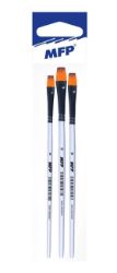Štětec synthetic plochý - set 3 ks (8, 10, 12) - Štětce, pastelky, fixy Štětec MFP synthetic plochý set 3 ks 8,10,12