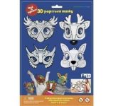 3D Karnevalové masky - sova, jelen, králíček, superhrdina - Výtvarné potřeby 3D Karnevalové masky - sova, jelen, králíček, superhrdina