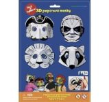 3D Karnevalové masky - pirát , superhrdina, lev, mýval - Výtvarné potřeby 3D Karnevalové masky - pirát , superhrdina, lev, mýval