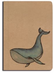 Notes prázdný - A6 - kraft&nbsp; - Velryba