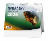 Rybářský kalendář 2026 - stolní kalendář - Stolní kalendáře Rybářský kalendář 2026 - stolní kalendář