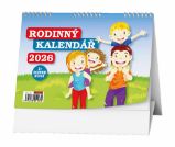 Rodinný kalendář 2026 - stolní kalendář - Plánovací kalendáře Rodinný kalendář 2026 - stolní kalendář
