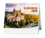 Slovensko 2026 - stolní kalendář - Stolní kalendáře Slovensko 2026 - stolní kalendář