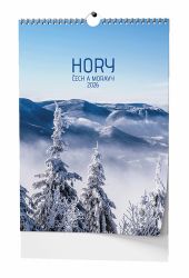 Hory Čech a Moravy 2026 - nástěnný kalendář - Nástěnné kalendáře Hory Čech a Moravy 2026 - nástěnný kalendář