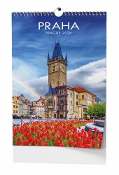 Praha 2026 - nástěnný kalendář - Nástěnné kalendáře Praha 2026 - nástěnný kalendář