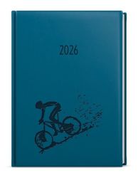 Týdenní diář 2026 Oskar Vivella s ražbou A5 petrolejová Kolo Týdenní diář 2026 Oskar Vivella s ražbou A5 petrolejová Kolo
