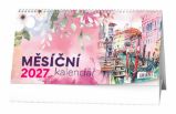 Měsíční kalendář 2027 - stolní kalendář