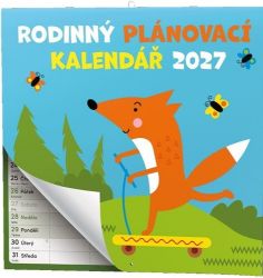Nástěnný kalendář Rodinný plánovací kalendář - Nástěnné kalendáře Rodinný plánovací kalendář 2027 - nástěnný kalendář