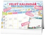 Velký kalendář pro celou rodinu 2027 - stolní kalendář