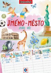Hra - A5 - Jméno, město - Dětské hry Hra - A5 - Jméno, město