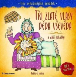 Tisíc nejkrásnějších pohádek - Tři zlaté vlasy děda Vševěda a další pohádky ( Audio 1CD MP - kolektiv autorů - Audioknihy - pro děti Tisíc nejkrásnějších pohádek - Tři zlaté vlasy děda Vševěda a další pohádky ( Audio 1CD MP3 + kniha)
