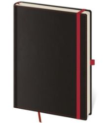 Zápisník - Black Red - linkovaný L Zápisník - Black Red - linkovaný L