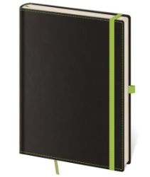 Zápisník - Black Green - tečkovaný L Zápisník - Black Green - tečkovaný L
