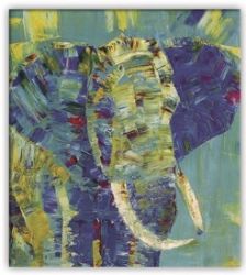 Obraz dřevěný: Elephant, 450x520 - Plakáty Obraz dřevěný: Elephant, 450x520