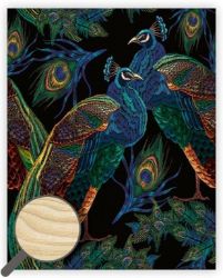 Obraz dřevěný: Peacocks, 450x520 Obraz dřevěný: Peacocks, 450x520