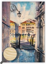 Obraz dřevěný: Aquarelle, 340x485 Obraz dřevěný: Aquarelle, 340x485