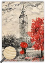 Obraz dřevěný: Big Ben II., 340x485