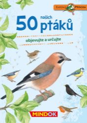 Expedice příroda: 50 našich ptáků - kolektiv autorů - Didaktické pomůcky Expedice příroda: 50 našich ptáků