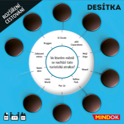 Desítka: Cestování (rozšíření) - kolektiv autorů - Kvízové hry Desítka / rozšíření Cestování
