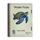 Dřevěné puzzle/Želva A4 Dřevěné puzzle/Želva A4