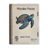 Dřevěné puzzle/Želva A3 - Puzzle Dřěvěné puzzle - Želva A3