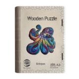 Dřevěné puzzle/Chobotnice A3 Dřevěné puzzle/Chobotnice A3