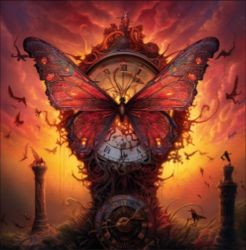 Dřevěné puzzle/Magické motýlí hodiny A3 Dřevěné puzzle/Magické motýlí hodiny A3