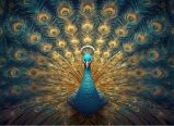 Dřevěné puzzle/Páv A3 Dřevěné puzzle/Páv A3