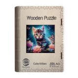 Dřevěné puzzle/Kotě A3 Dřevěné puzzle/Kotě A3