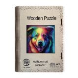 Dřevěné puzzle/Labrador A3 - Puzzle Dřěvěné puzzle - Labrador A3